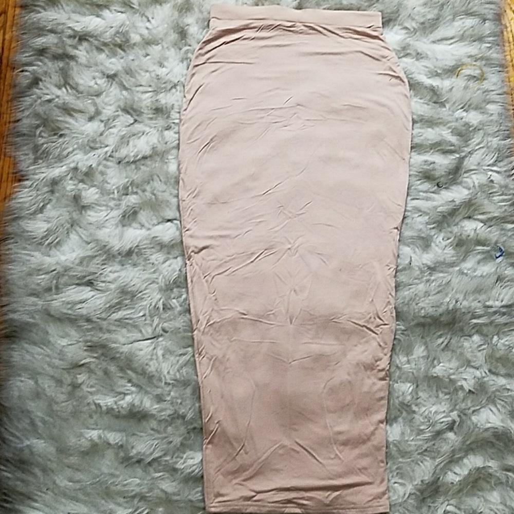 Bodycon Nude Pink Skirt
